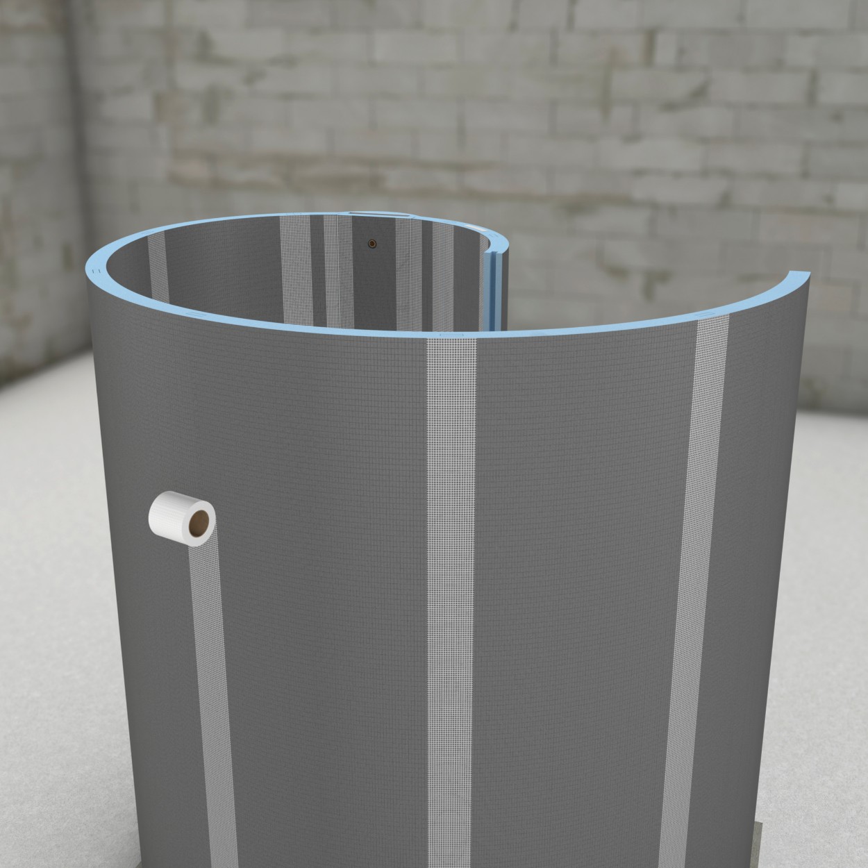 Wedi Fundo Nautilo Walk-In Shower